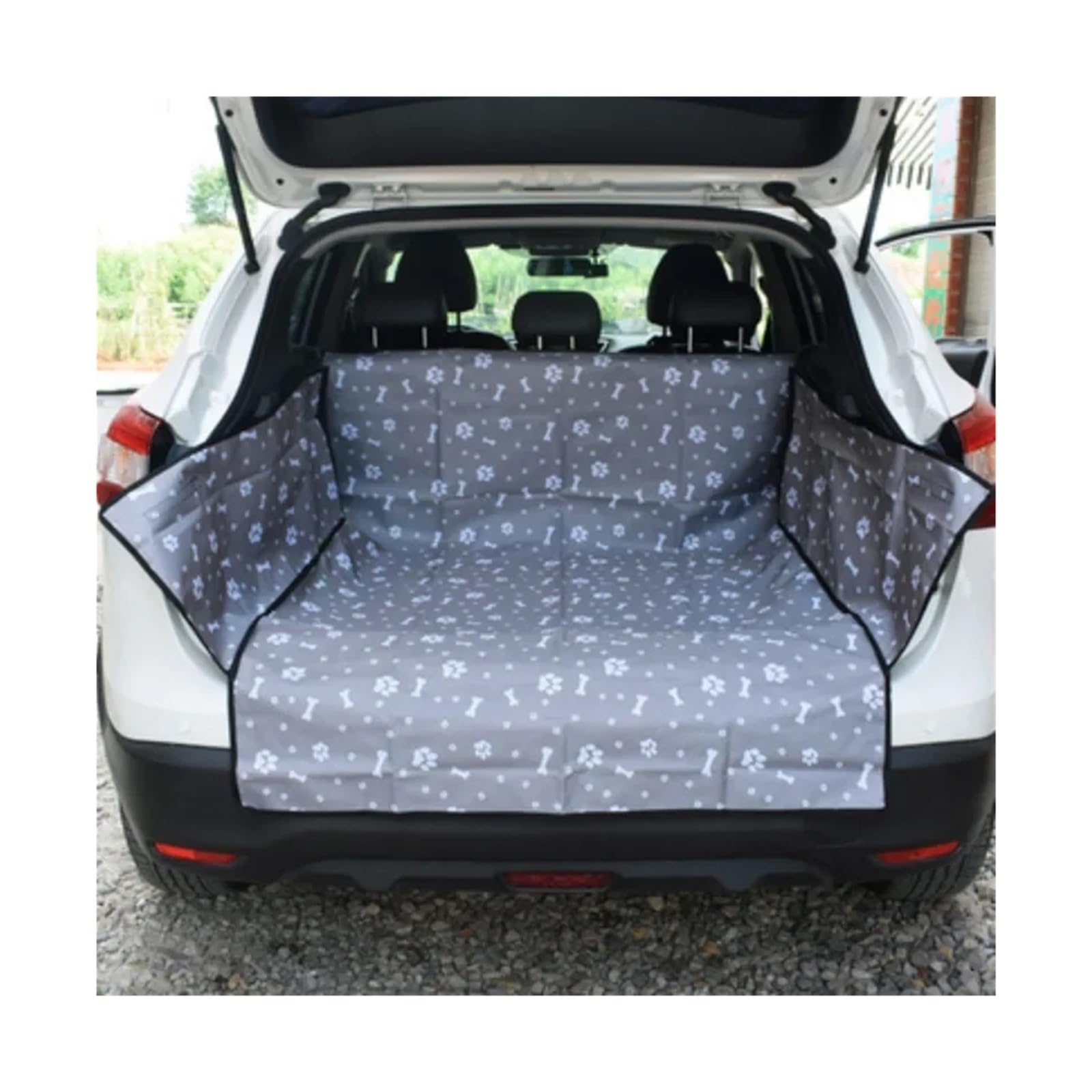 Alfombrillas para el Maletero Funda para Asiento de Coche para Perro, Alfombrilla para Maletero, Forro Carga para Mascota, Tela Oxford Impermeable(Light Blue)