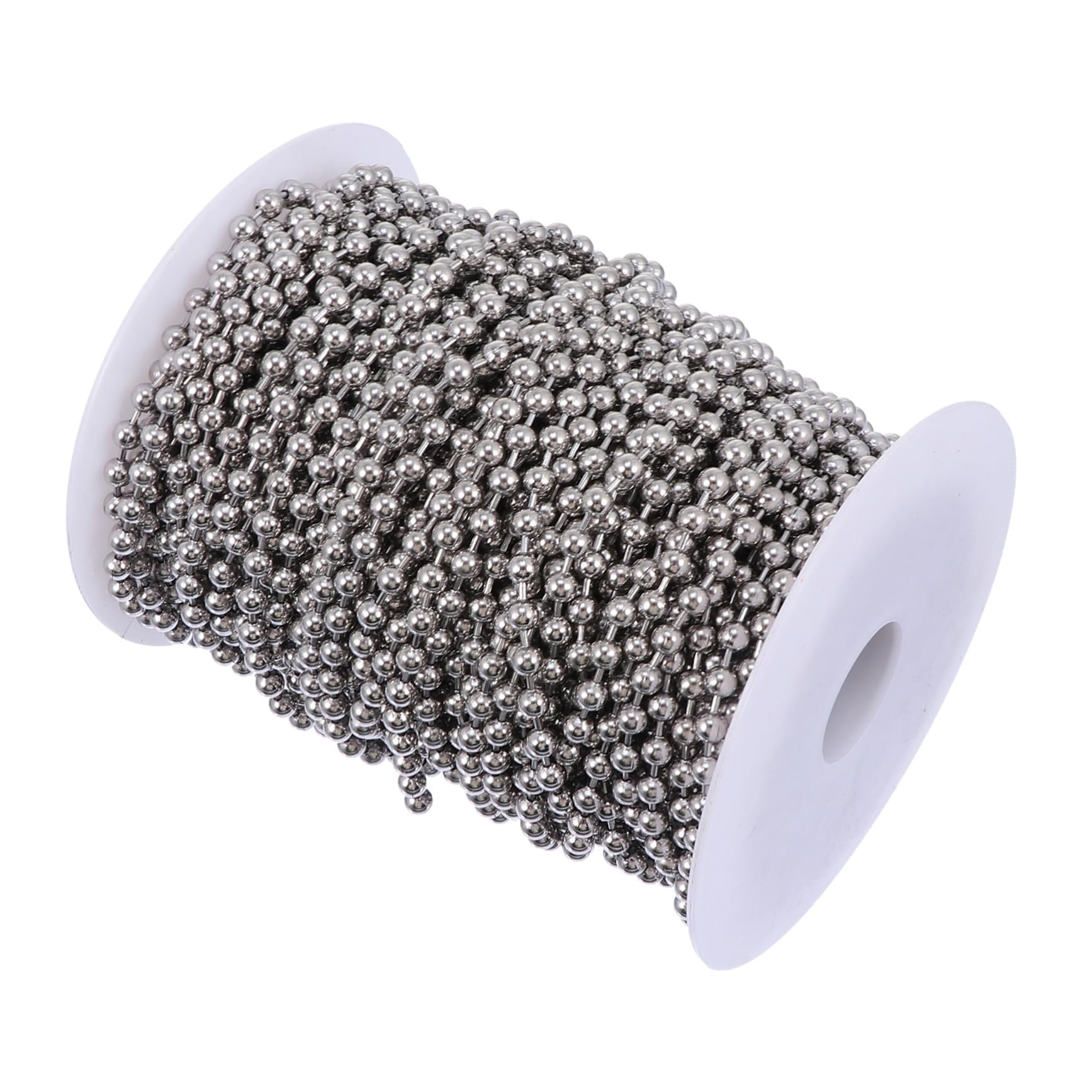 Chaîne à rouleaux perlés en acier inoxydable pour store et bijoux 10m