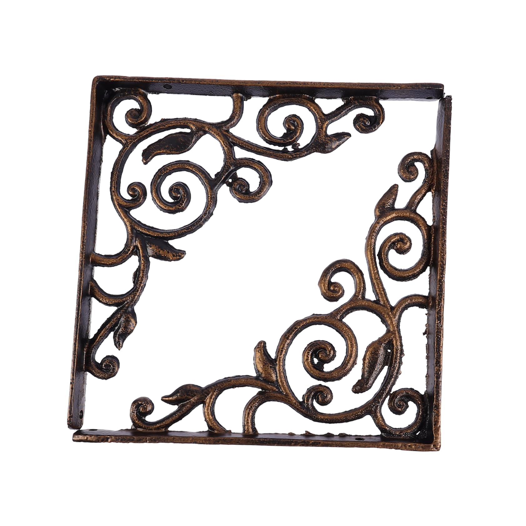 Artibetter 2pezzi Supporto Per Fissaggio Mensole in Ferro Staffe Gradi Per Viti Supporto Per Scaffale e Mobili Adatto Cucina e Garage Design Semplice e Raffinato
