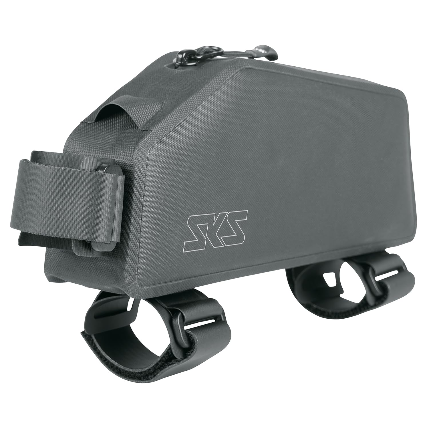SKS Germany Race TOPTUBE Bag Sacoche de vélo (matériau extérieur soudé résistant aux éclaboussures, Sangles ou Adaptateur à vis, éléments réfléchissants, Passe-câbles)