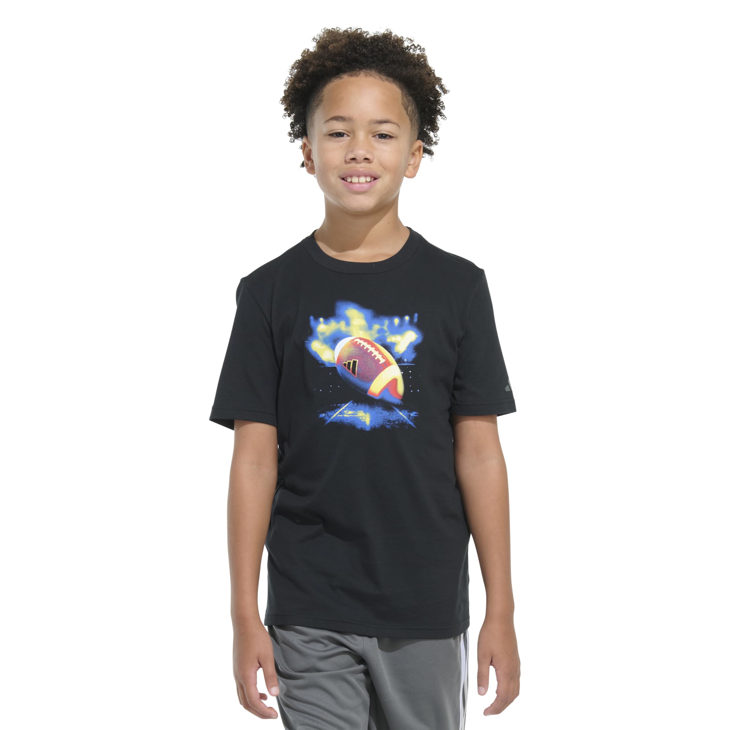 adidas Kurzärmeliges Heatmap-Fußball-T-Shirt für Jungen