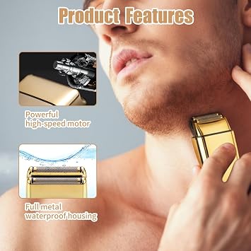 Titanium Foil Shaver Replacement Foils For Babyliss Pro FXFS2G FXFS2 Gold