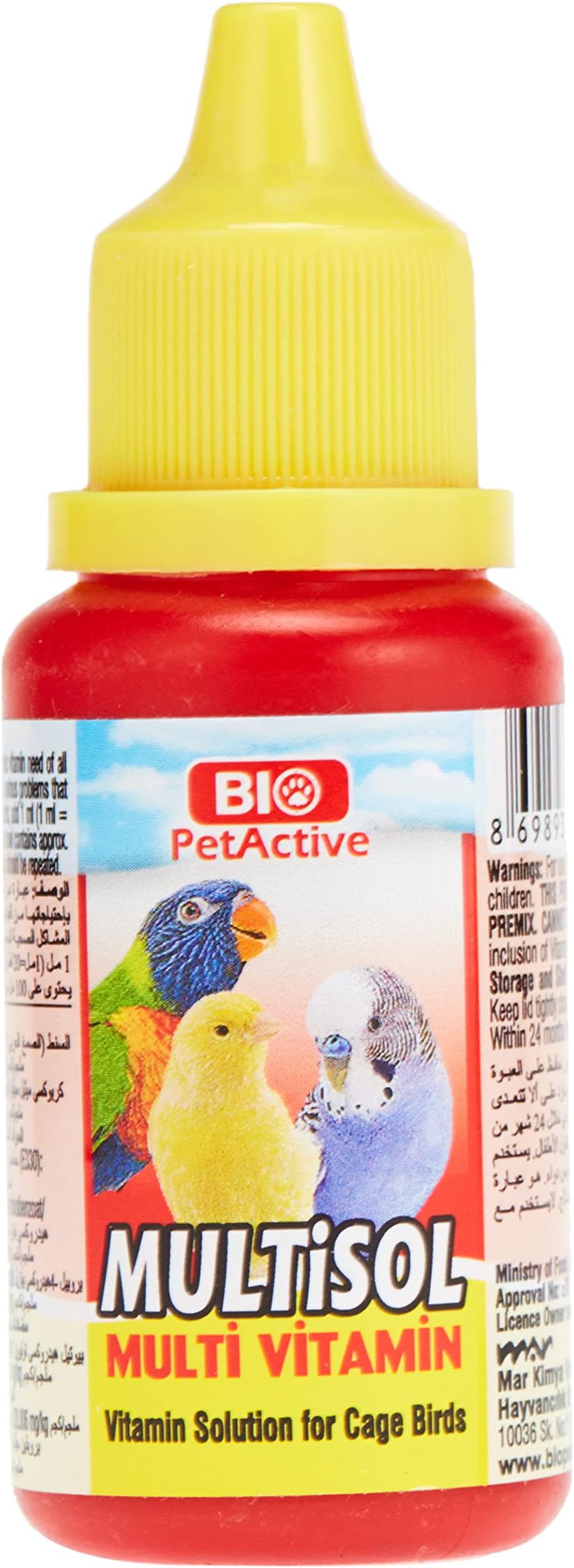 Bio PetActive Multisol for Birds 30ml