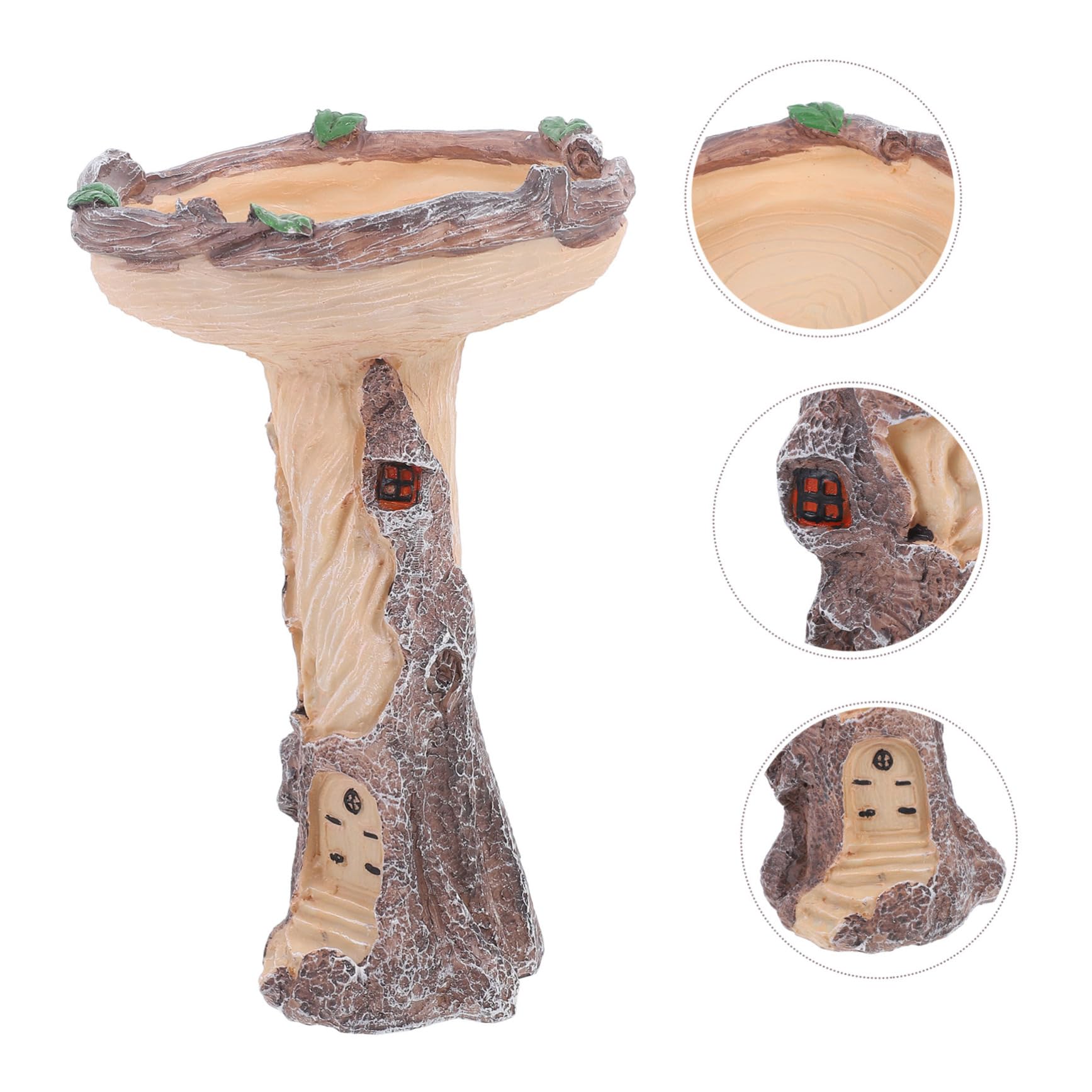 Levemolo Mangiatoia Per Uccelli Con Stile Decorativo Bagno Per Uccelli Da Giardino Per Esterni Facile Da Pulire Per e Cortili