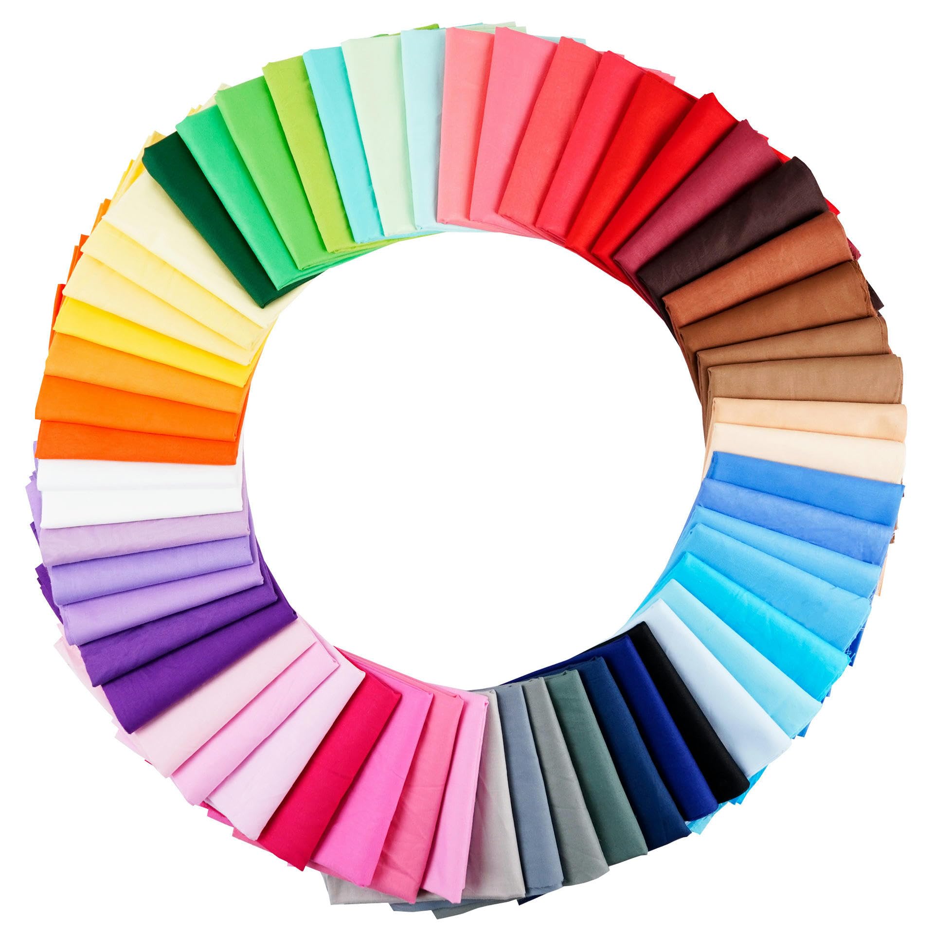 6.5 * 100 Millimetri 56 pz/Set Verde Viola 100% Cotone Tessuto Obliquo Patchwork Piazze Fascio di Tessuto Mestiere Tessuto Patchwork per Le Ragazze