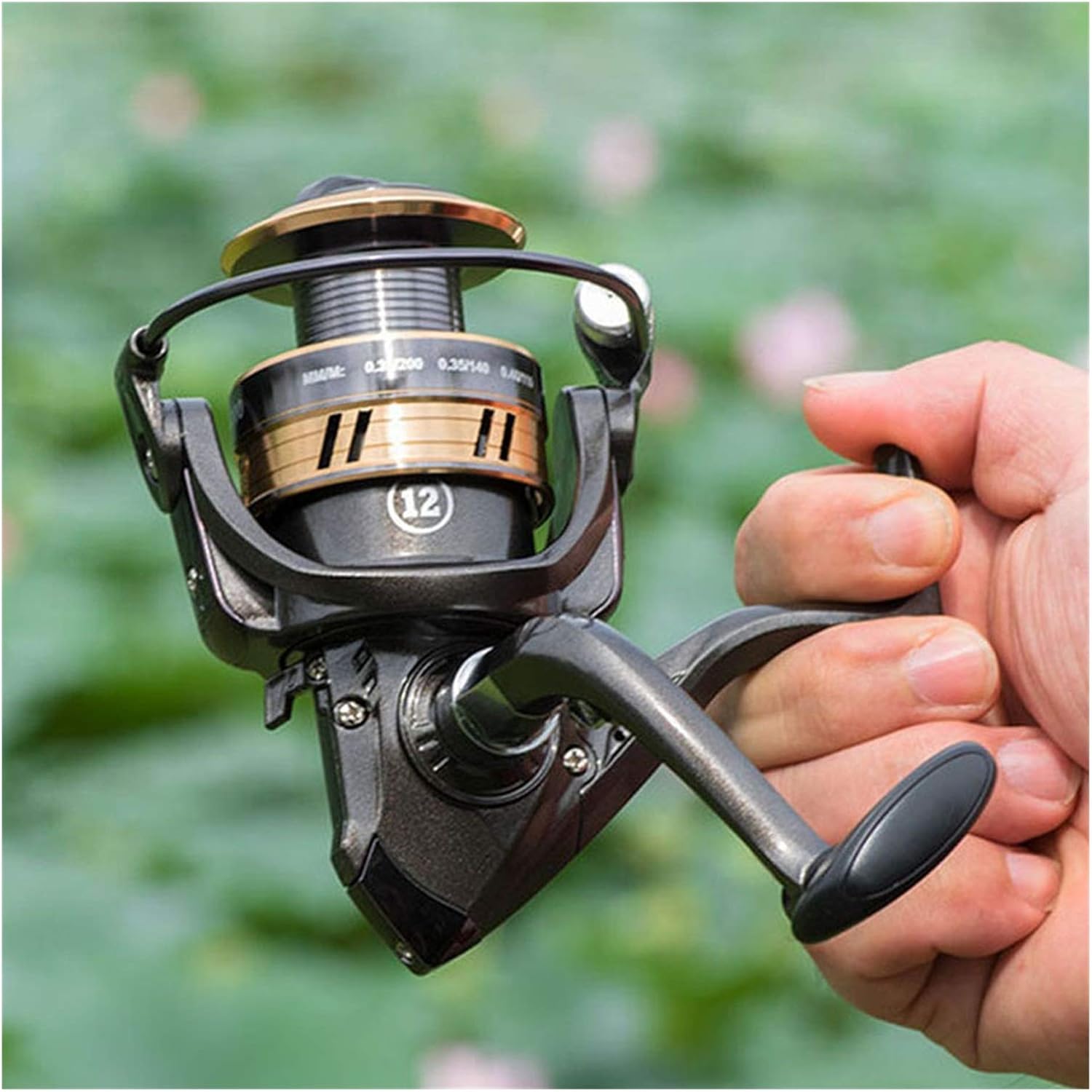 Fishing Reels Spinning Reel TS1000-7000 fishing reel 5.2:1 Metal Drive Gear High Speed Salt Water Fishing Reel for Inshore Boat Rock Freshwater Saltwater (Color : TS Spool Capacity : 2000 Series)