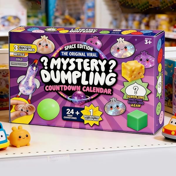 Dumpling Squishy, 2026 Squishy Dumpling Mystery Advent Countdown Calendar, 24 PCS Random Surprise Squishies Toys, Stress Relief Sensory Fidget Toy for Anxiety Relief Hand Relax, Birthday Gifts (A-2) - 3
