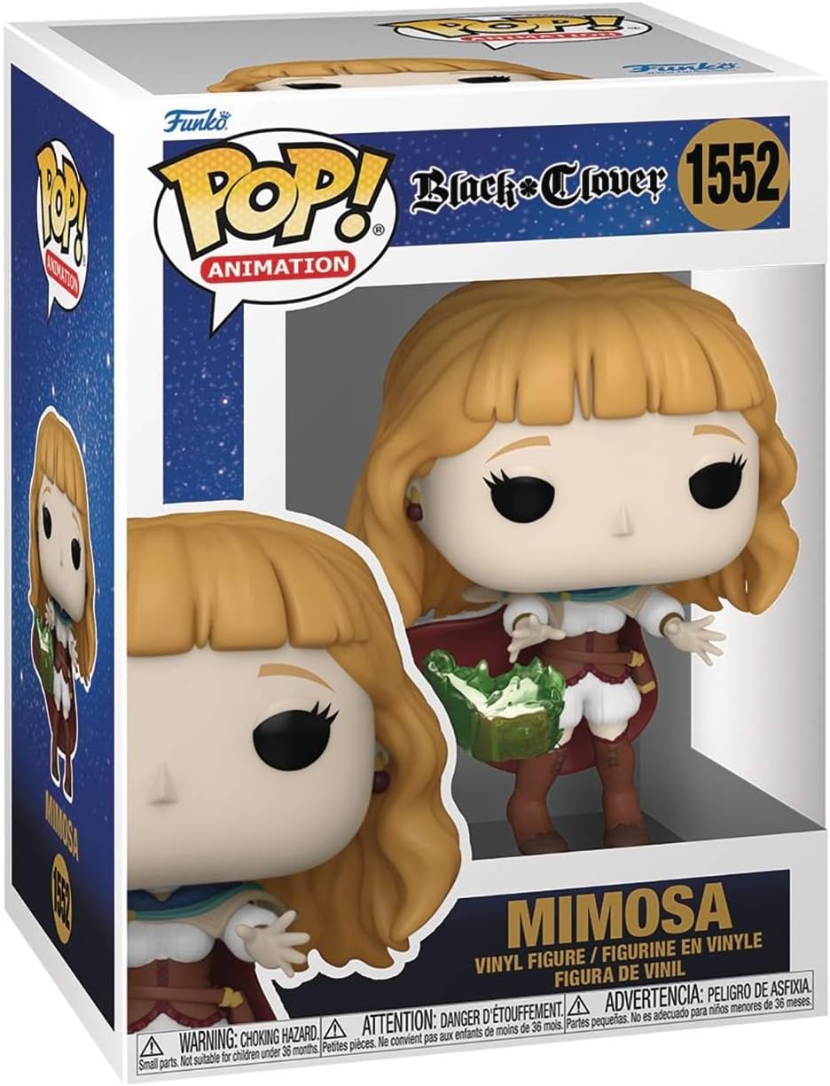 POP Anime: Black Clover - Mimosa Funko Vinyl Figure (Bundled with Compatible Box Protector Case), Multicolor, 3.75 inches