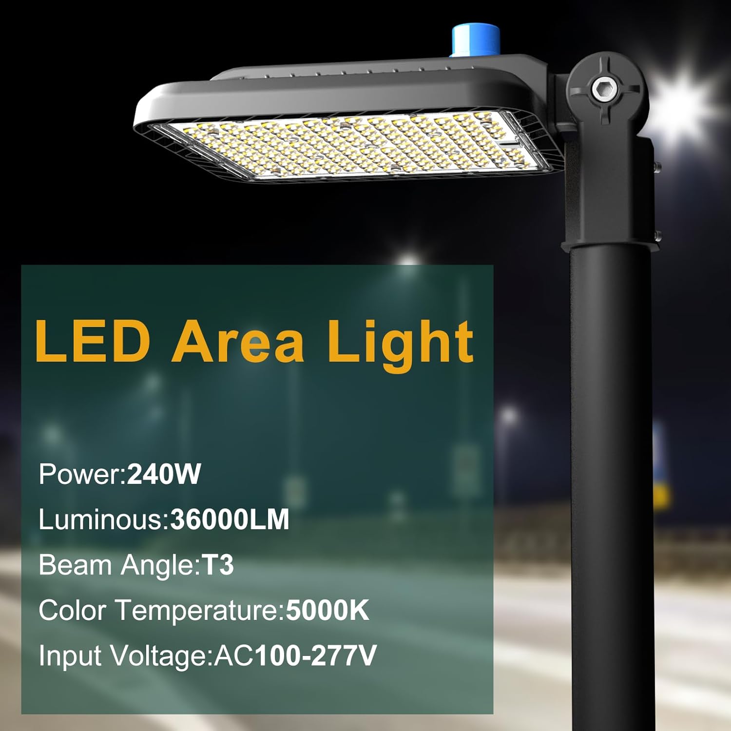 400W LED Parking Lot Light (60000lm Eqv 1600W HID HPS) Arm Mount LED Pole Light, IP65 5000K Outdoor Commercial Area Lighting Dusk to Dawn 𝟕 𝐲𝐞𝐚𝐫𝐬 𝐰𝐚𝐫𝐫𝐚𝐧𝐭𝐲-2Pack 400W LED Parking Lot Light (60000lm Eqv 1600W HID HPS) Arm Mount LED Pole Light, IP65 5000K Outdoor Commercial Area Lighting Dusk to Dawn 𝟕 𝐲𝐞𝐚𝐫𝐬 𝐰𝐚𝐫𝐫𝐚𝐧𝐭𝐲-2Pack