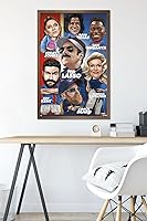 Vista 49 de Trends International Ted Lasso - Character Grid Wall Poster, 22.4L x 14.7W, Black Framed Version