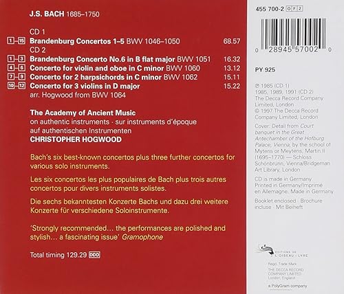 Miniatura 2 de Bach: Brandenburg Concertos