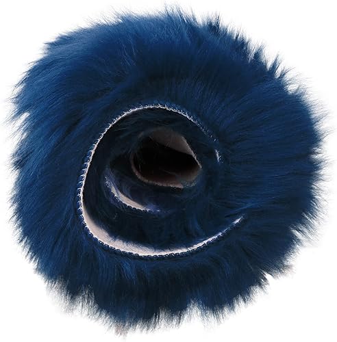 Vista 141 de duduta Tapete redondo de piel de oveja sintética color púrpura de 4 x 4 pies, peludo y mullido, lavable a máquina