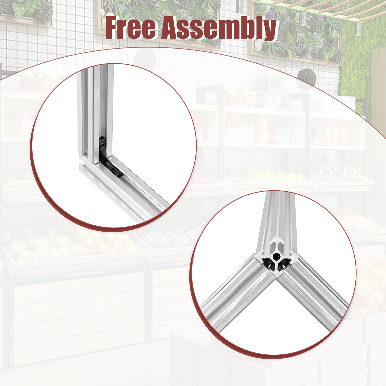 10PCS T Slot 2020 European Standard Aluminum Extrusion Profile 1000mm(39.4’’),Anodized Extruded Linear Rail for CNC DIY 3D Printer,Industrial Bracket Making,Laser Engraving — Amazon image 6