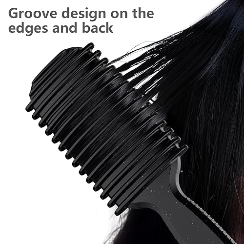 Miniatura 7 de Cepillo definidor de rizos, cepillo de pelo rizado, cepillo de pelo liso, para peinar y dar forma a los rizos en todos los peinados para reducir los