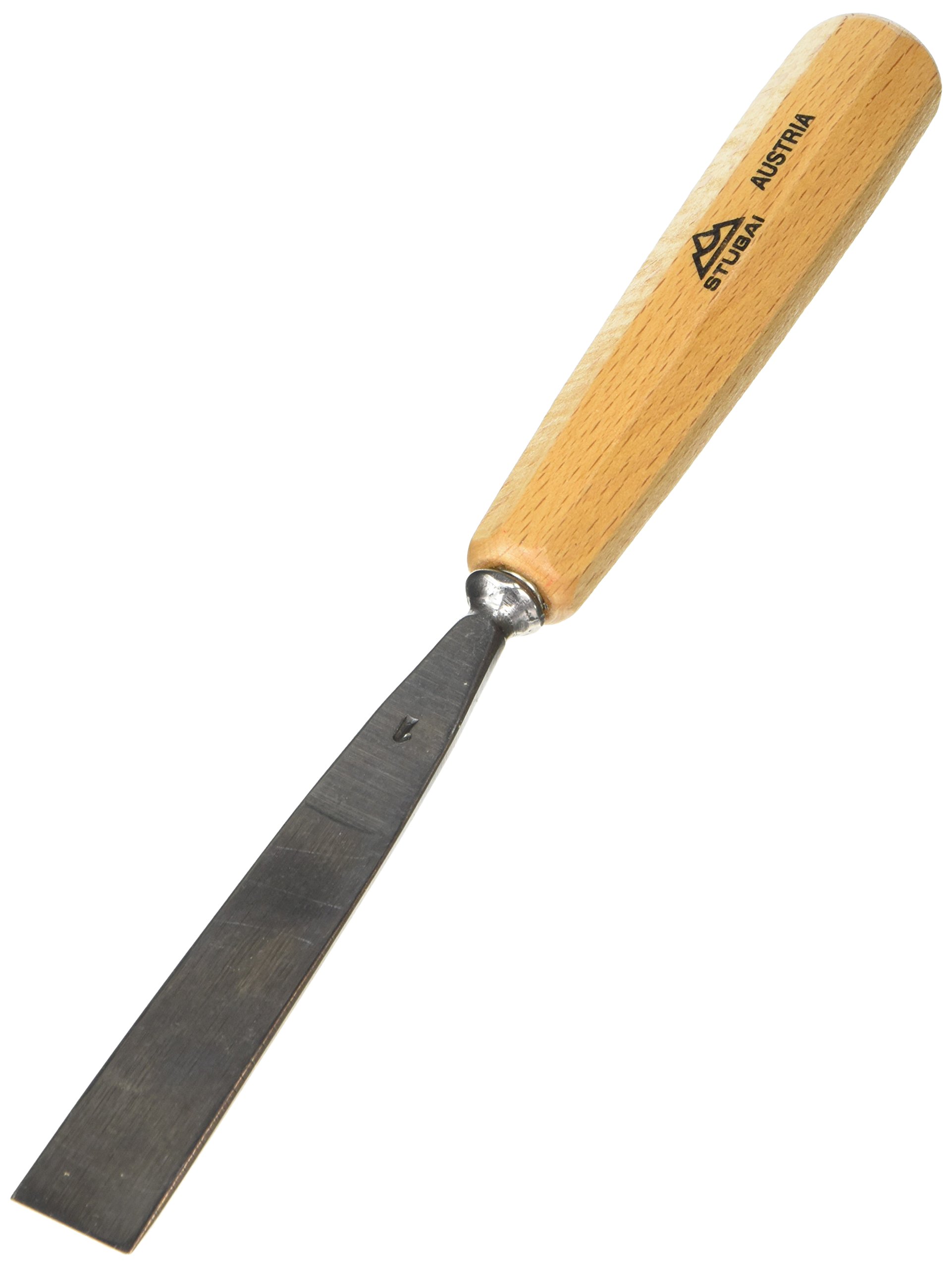 Stubai 557120 dłuto do rzeźbienia w drewnie typu 1, srebrne/beżowe, 20 mm