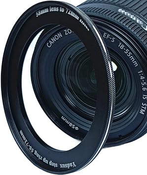 46mm to 77mm Step Up Ring Filter Adapter,72 Size Models