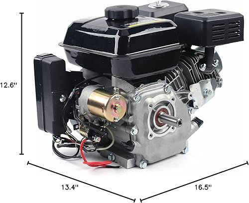 Miniatura 10 de Motor horizontal de 7.5 HP 212CC 4 tiempos motor de arranque eléctrico de grado industrial OHV motor de gasolina Go Kart motor para generador