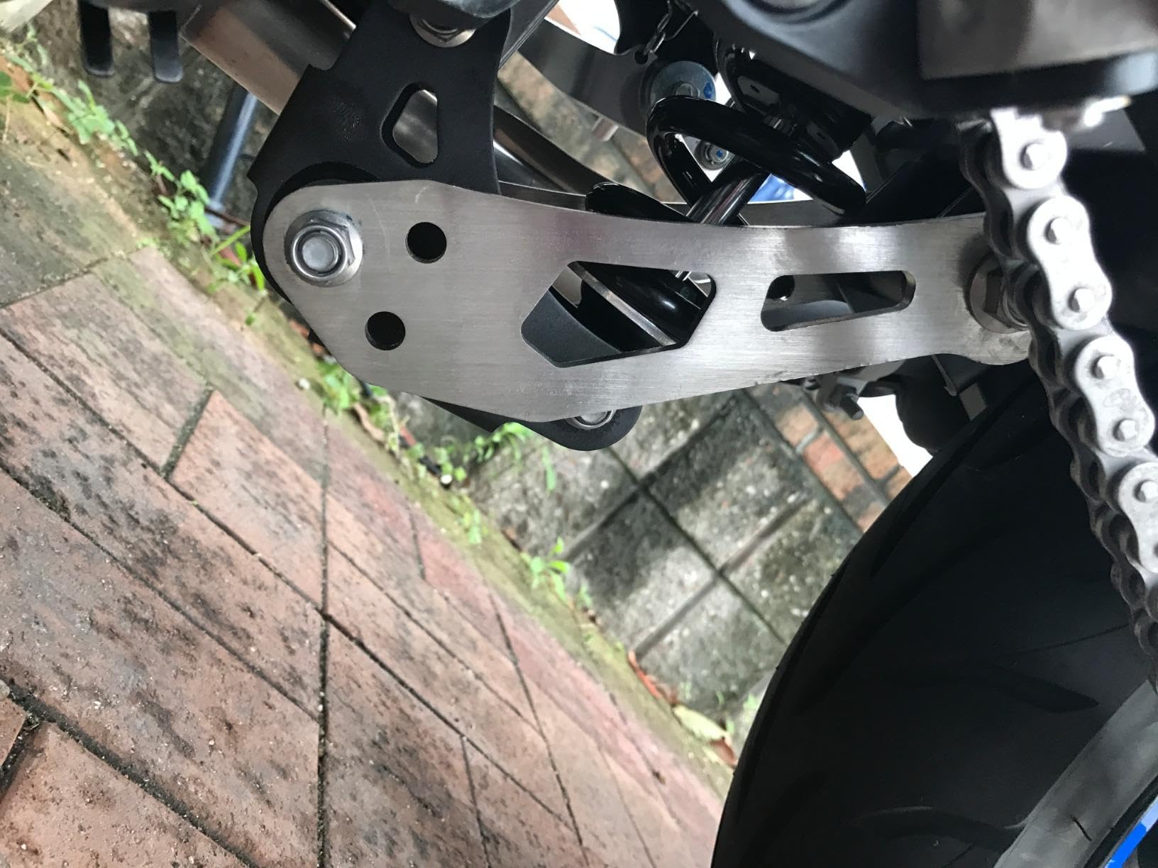 Amazon | AL-mart バイク用 車高調整キット 30mm 下げキット 