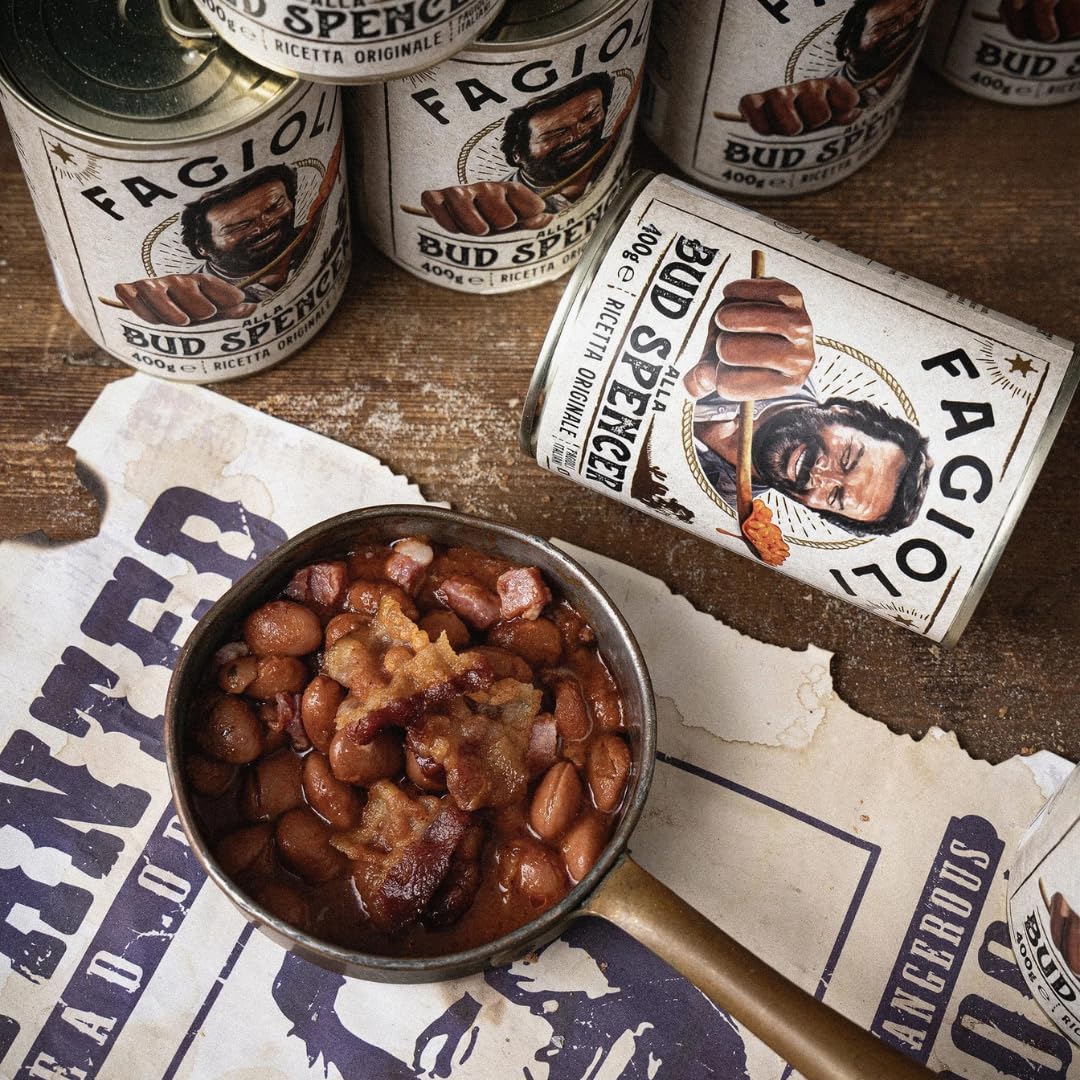 Fagioli alla Bud Spencer ricetta originale - 6 lattine da 400 g - PRODOTTO ORIGINALE BUD POWER