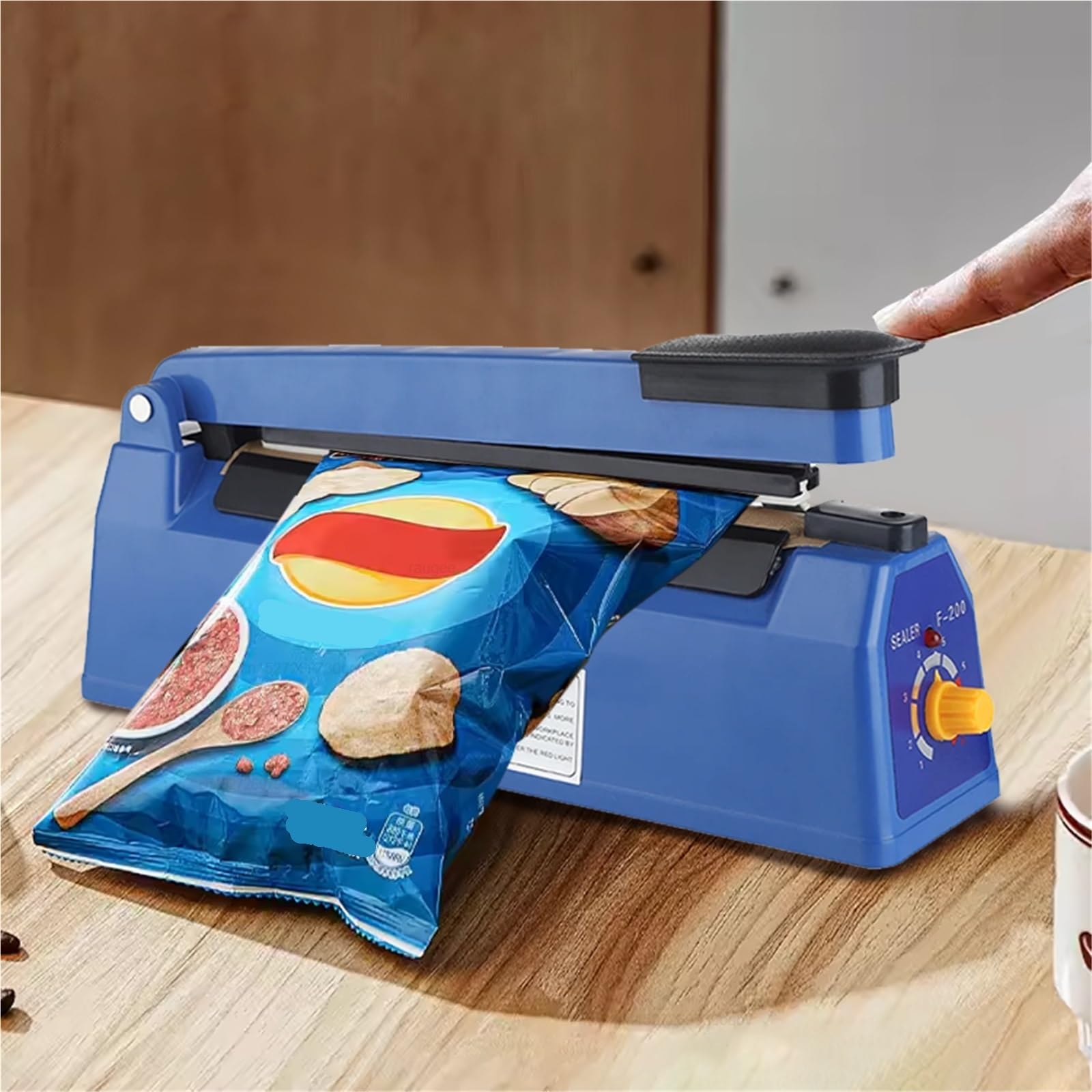 Macchina Sottovuoto, Sigillatore Per Sacchetti Di Plastica Termosaldatrice A Pressione Manuale Imballaggio Termico Per Alimenti Per Borse,per Verdura, Frutta, Carne(100mm)