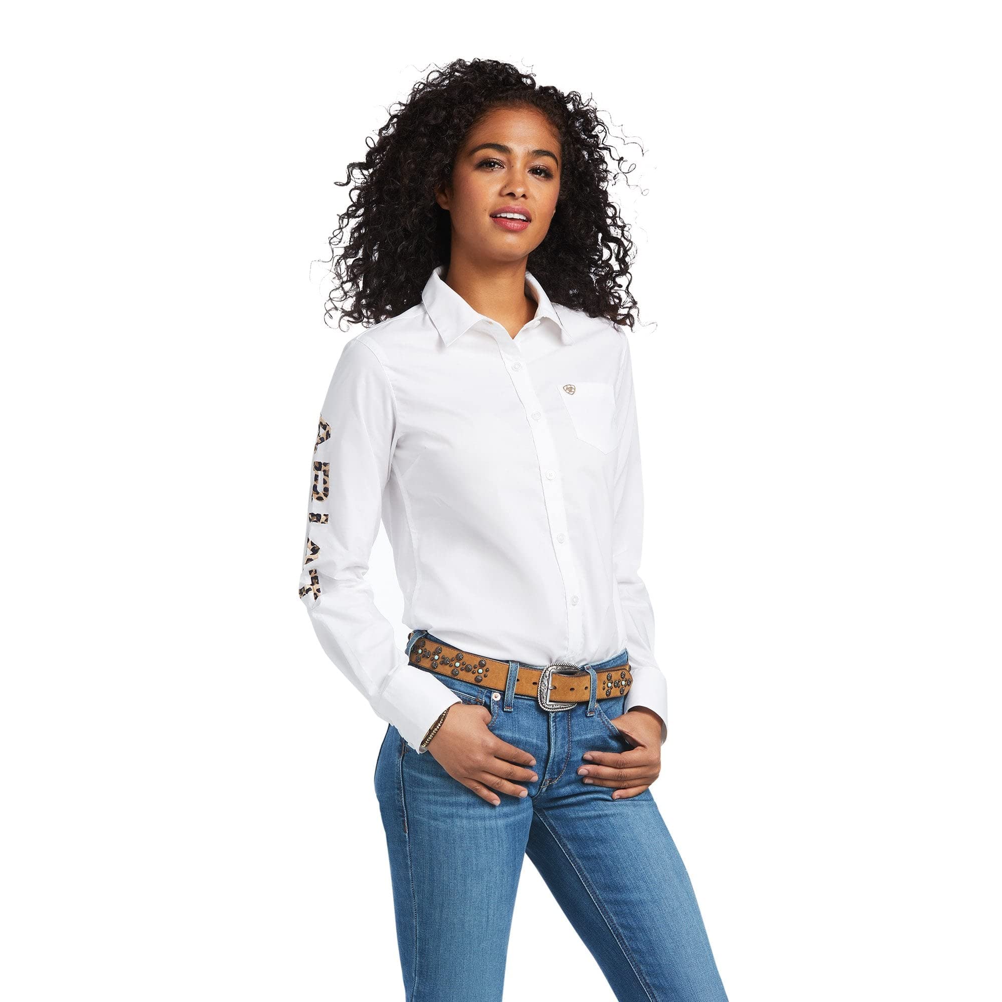 Ariat Maglia Team Kirby Stretch Camicia Donna (Pacco da 1)