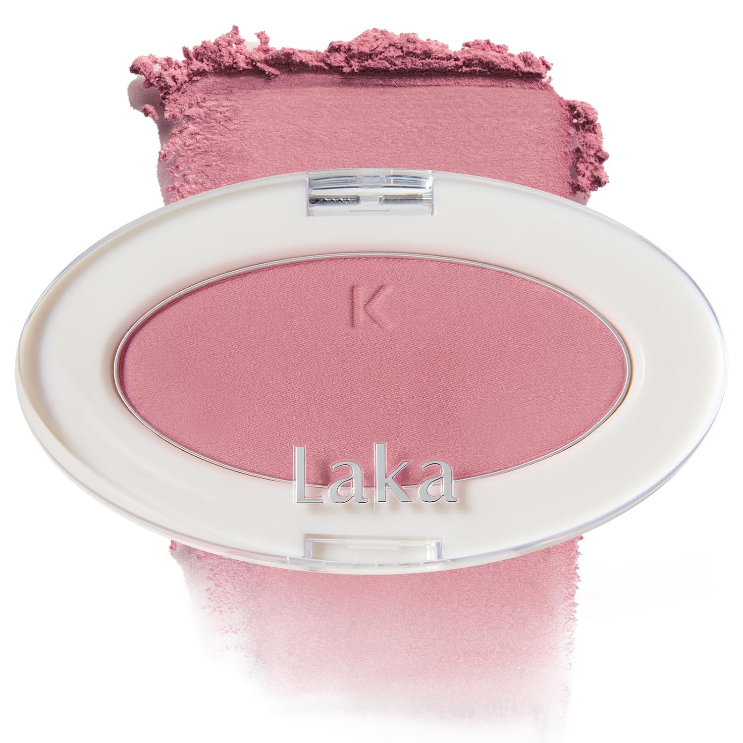 Laka Love Silk Blush, Radiant Powder Blush, Silky, Buildable Color with a Natural Glow, Long Lasting, Moisturizing Formula for a Fresh, Flushed Look, K-Beauty (#706 Lover)
