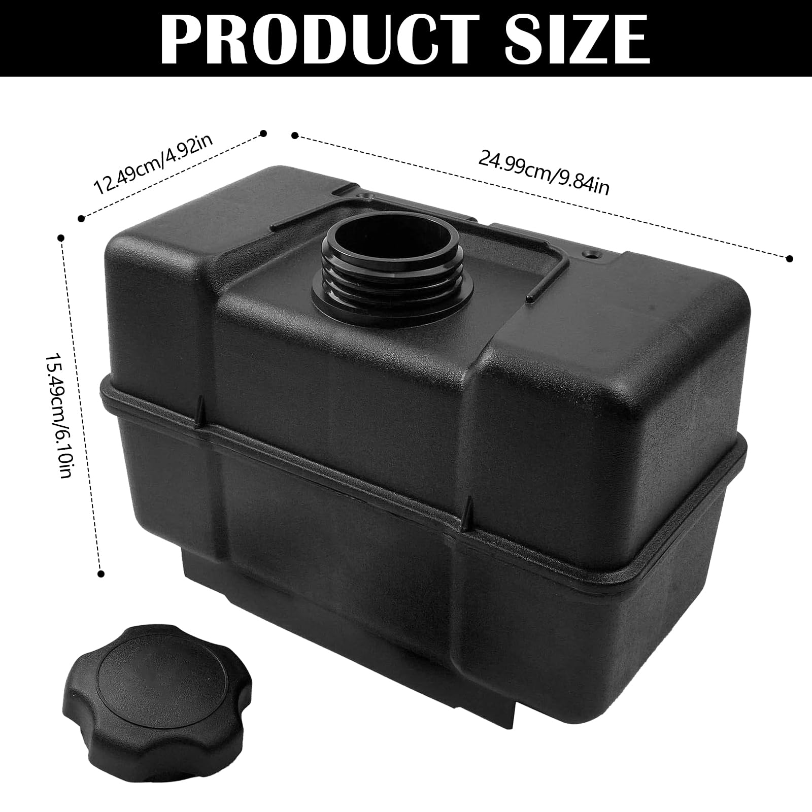 Serbatoio Carburante, Ricambi Serbatoio Carburante per 691993 Trimmer Serbatoio Carburante Tosaerba Accessori per Trituratore, Spazzaneve Tosaerba, Serbatoio Carburante di Ricambio