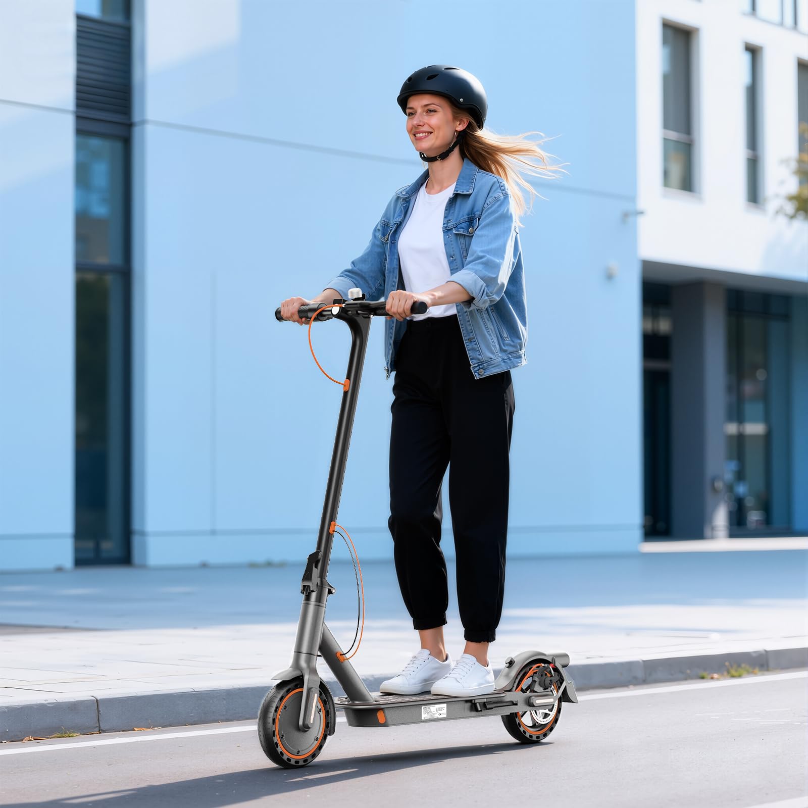 Monopattino Elettrico,Motore da 350W, 25 km/h, 30-35KM, Turn Signal, APP | 8.5" Scooter Elettrico Pieghevole, Carico Massimo 120 KG, Doppio Freno, Indicatore di direzione