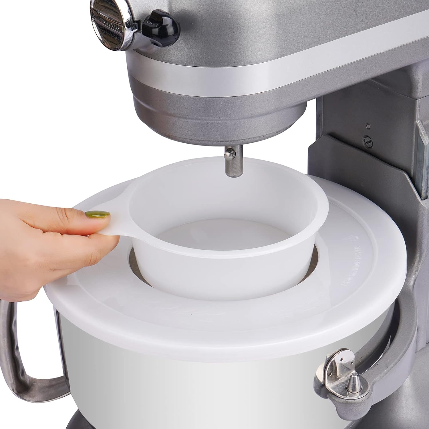 2 Pack Mixers Bowl Covers for KitchenAid 6 Quart Bowl-Lift Stand Mixers, Mixer Lid Fits Bowl-Lift Models KV25G and KP26M1X - Image 2