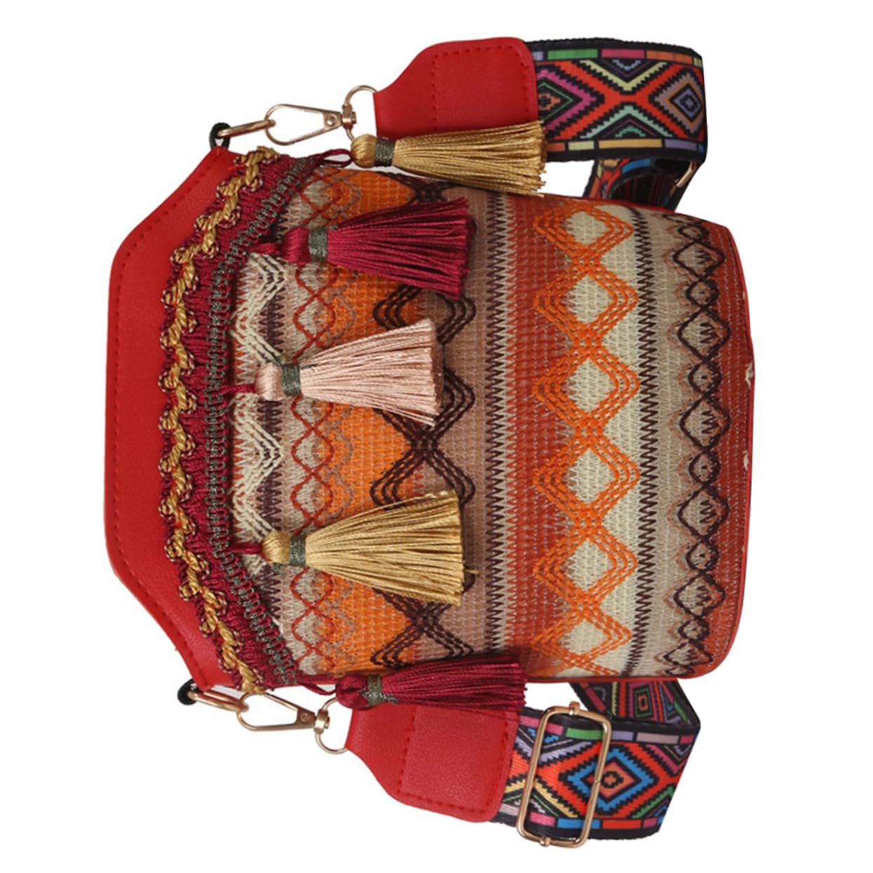刺繍 民族刺繍 バケットバッグ Amazon.co.jp: COLLBATH 民族風刺繍バケットバッグ 女性用