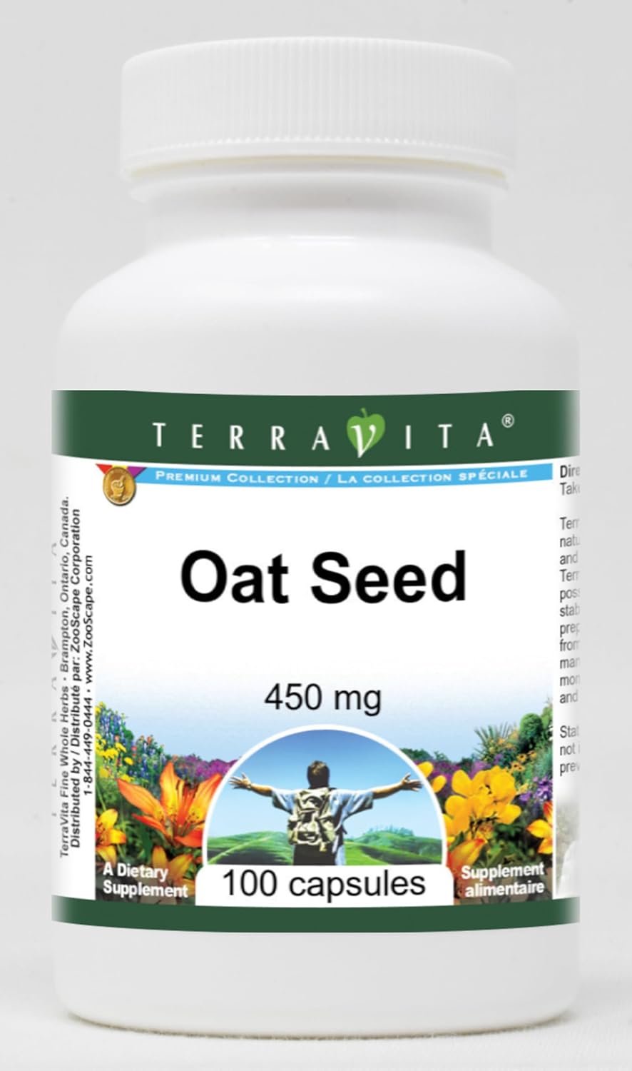 Oat Seed - 450 mg (100 Capsules, ZIN: 520962) - 3 Pack