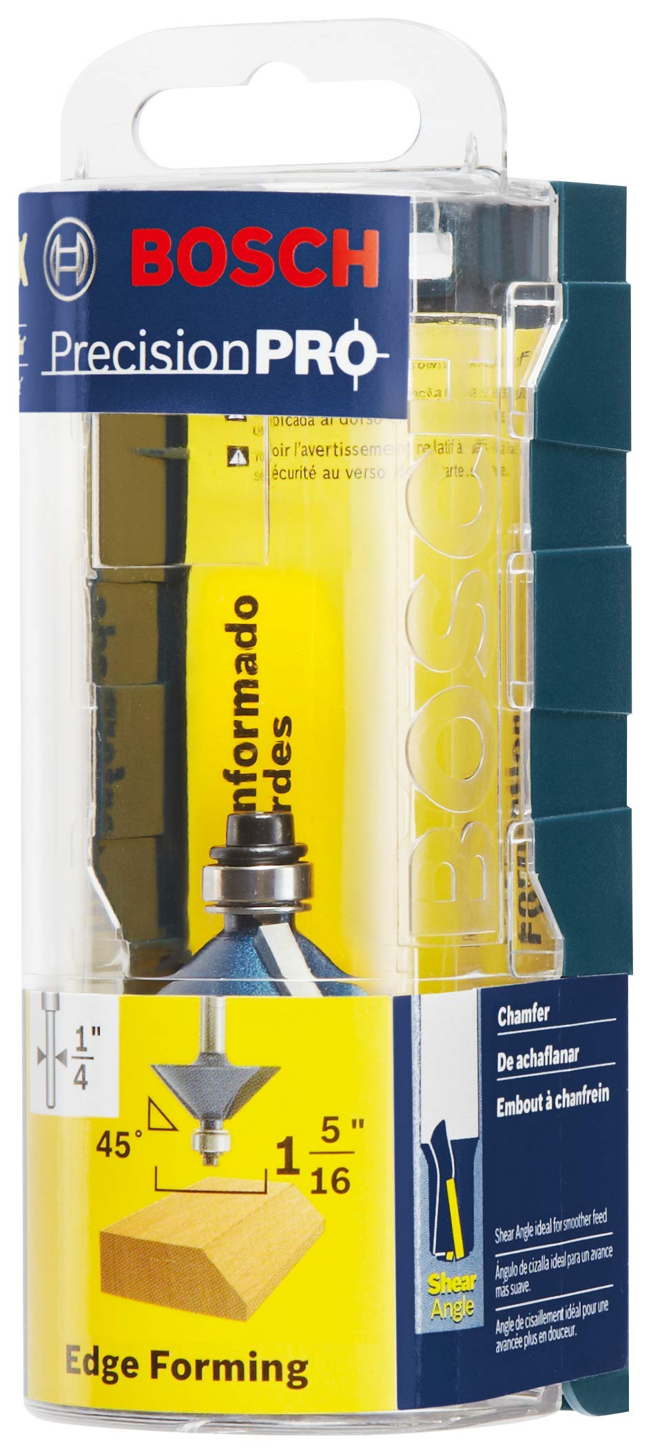 BOSCH Chamfer Router Bit - 45 Degree -4 BOSCH Chamfer Router Bit - 45 Degree -4