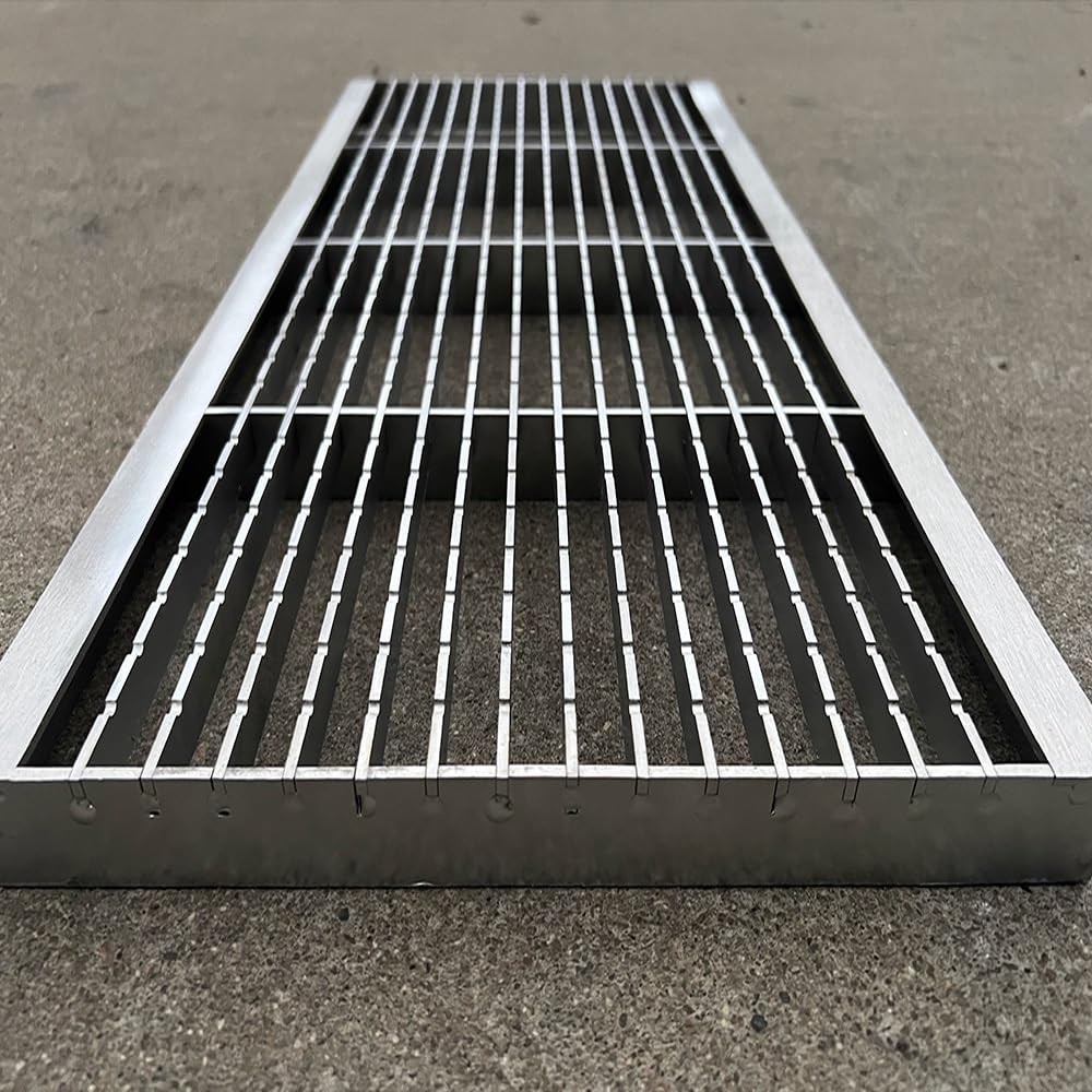 Ruszt ze stali nierdzewnej 304 Deszczowy System drenażowy do dekoracji kuchni, metalowy rowek spustowy do ogrodu z pokrywkami na wloty vehic