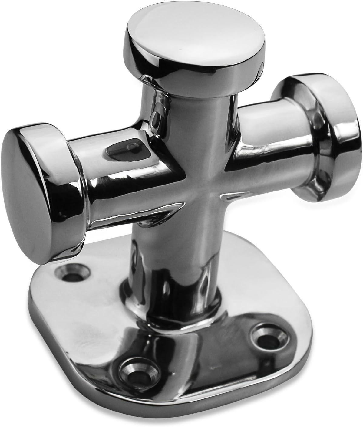 Single Cross Bollard Heavy Duty Marine Grade 316 Stainless Steel