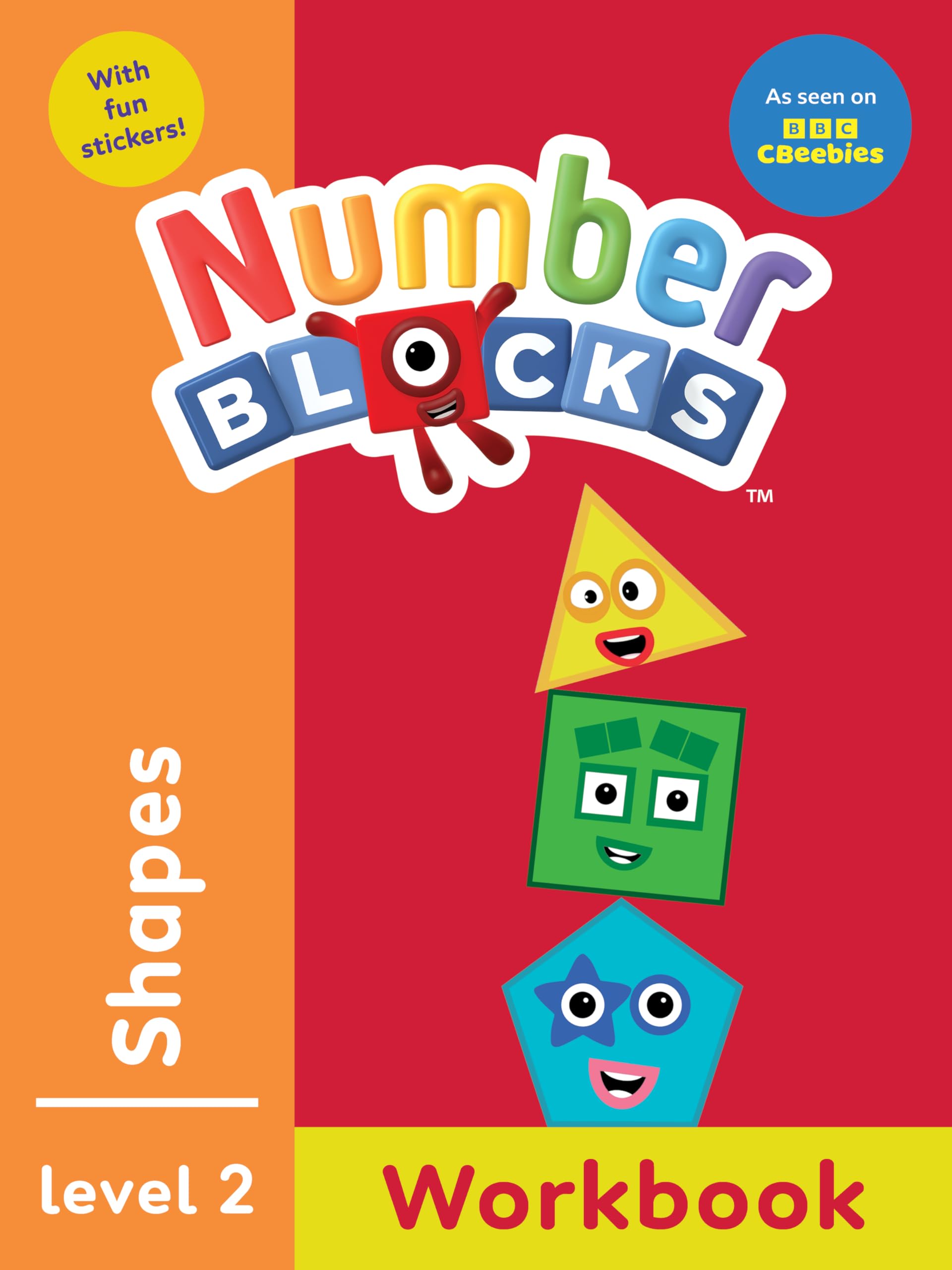 Numberblocks Shapes Orange Level Workbook: Adding and Subtracting Educational Activities Perfect for Early Learning and A Great Gift for Fans Of The ... Orange Level Workbook Set (6 books))