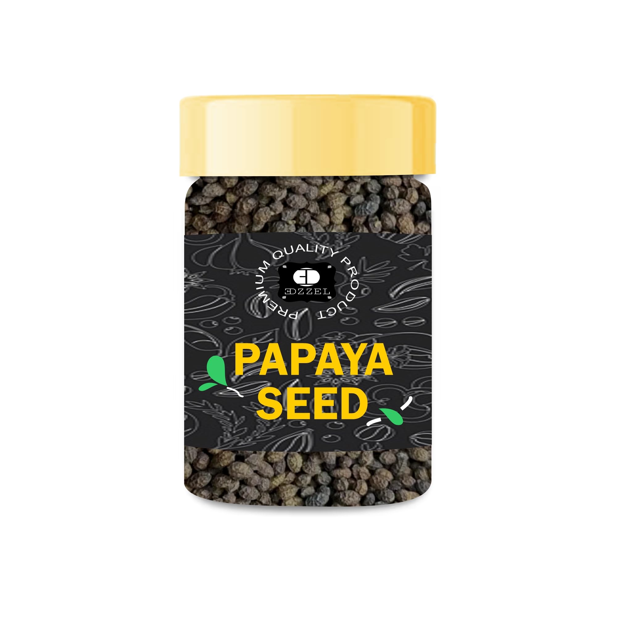 EDZZEL Papaya Seeds 1 Oz / 28.34 Gram (Set Of 1)