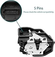 Vista 4 de Motor actuador de cerradura de puerta (lado delantero derecho del pasajero), compatible con BMW