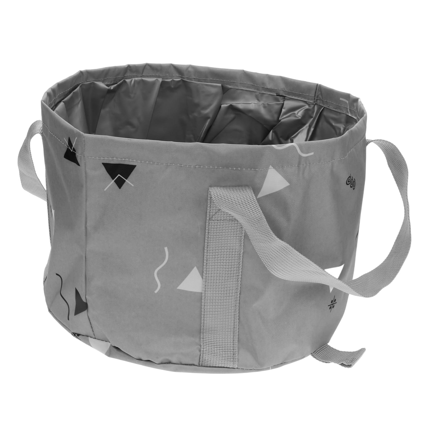 Mikinona Multi-functional Portable Footbath Collapsible Camping Bucket with Handle Folding Water Storage for Outdoor Activities