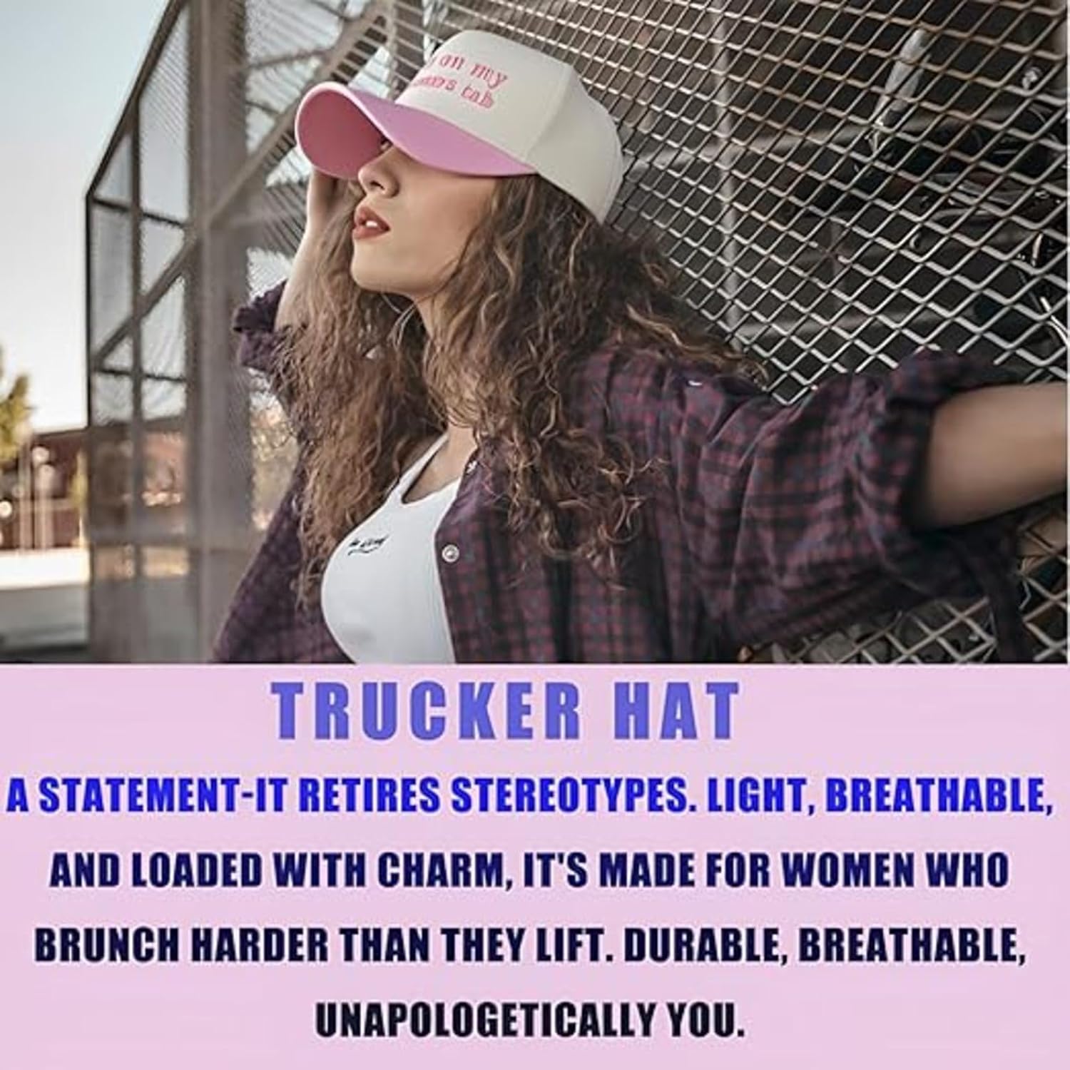 Funny Trucker Hat I'm NOTA Gynecologist But I'll Take Alook-Embroidery Funny Hats Baseball Cap for Women Adjustable - Image 5
