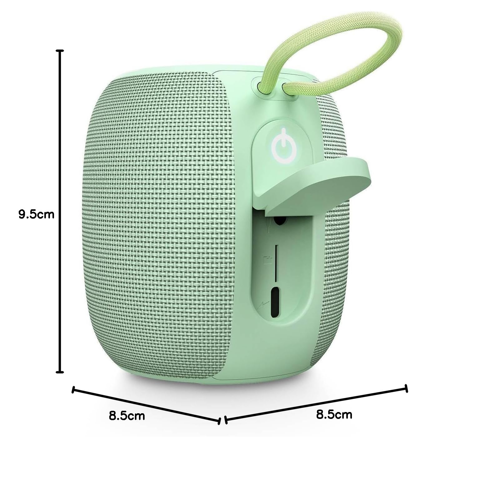 Energy Sistem Bloom Altavoz Bluetooth Portatil Pequeño 10W IPX6 Resistente al Agua 18H de Bateria True Wireless Stereo Luces LED RGB con microSD y Asistente de Voz