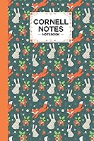 Vista 1 de Cornell Notes Notebook Cornell Notes Notebook Rabbits And Fox Cover, Cornell Note Paper Notebook, Cornell Paper, Organizing Notes System, Note