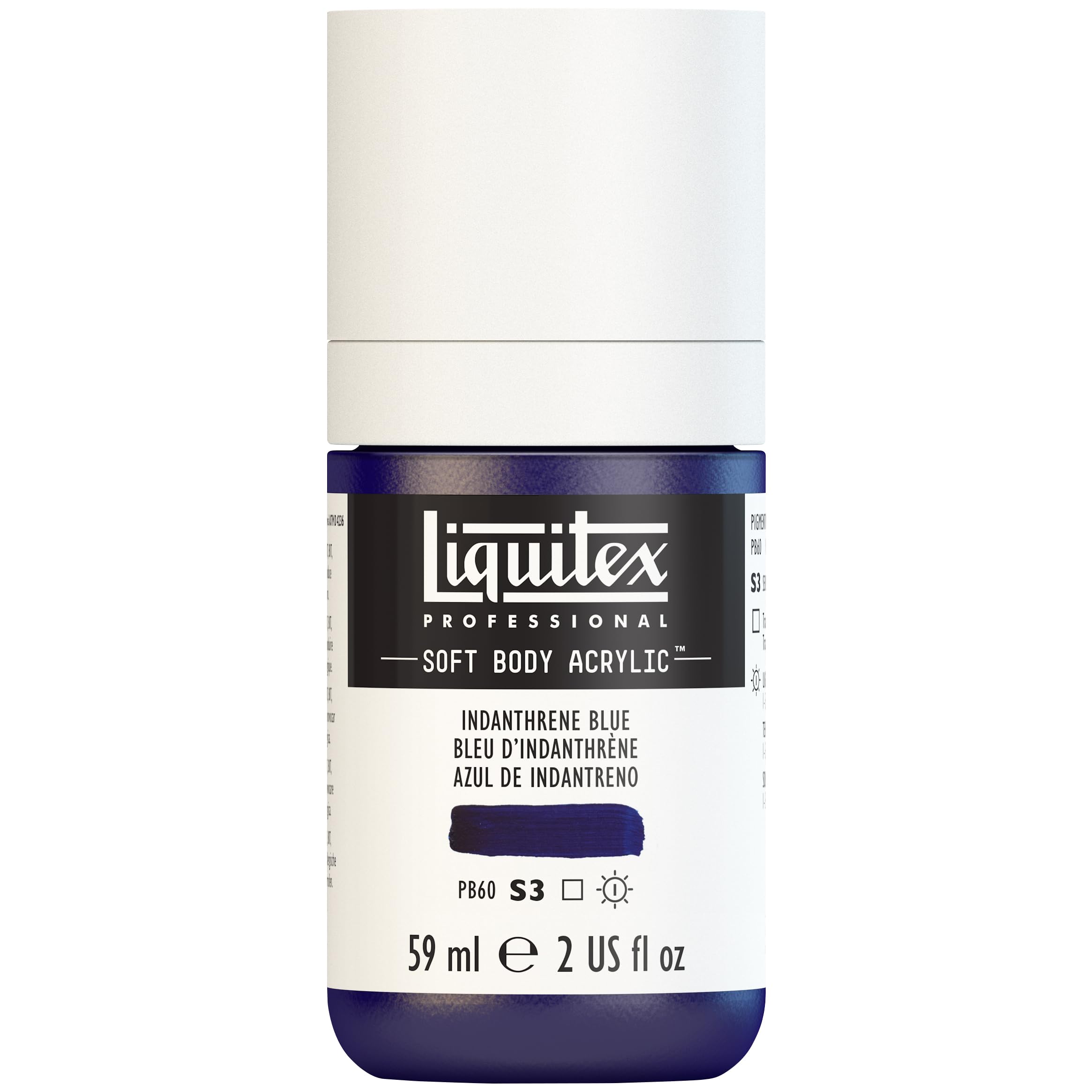 Liquitex Acrylic Paint, indanthrene Blue, 59 ml (Pack of 1)