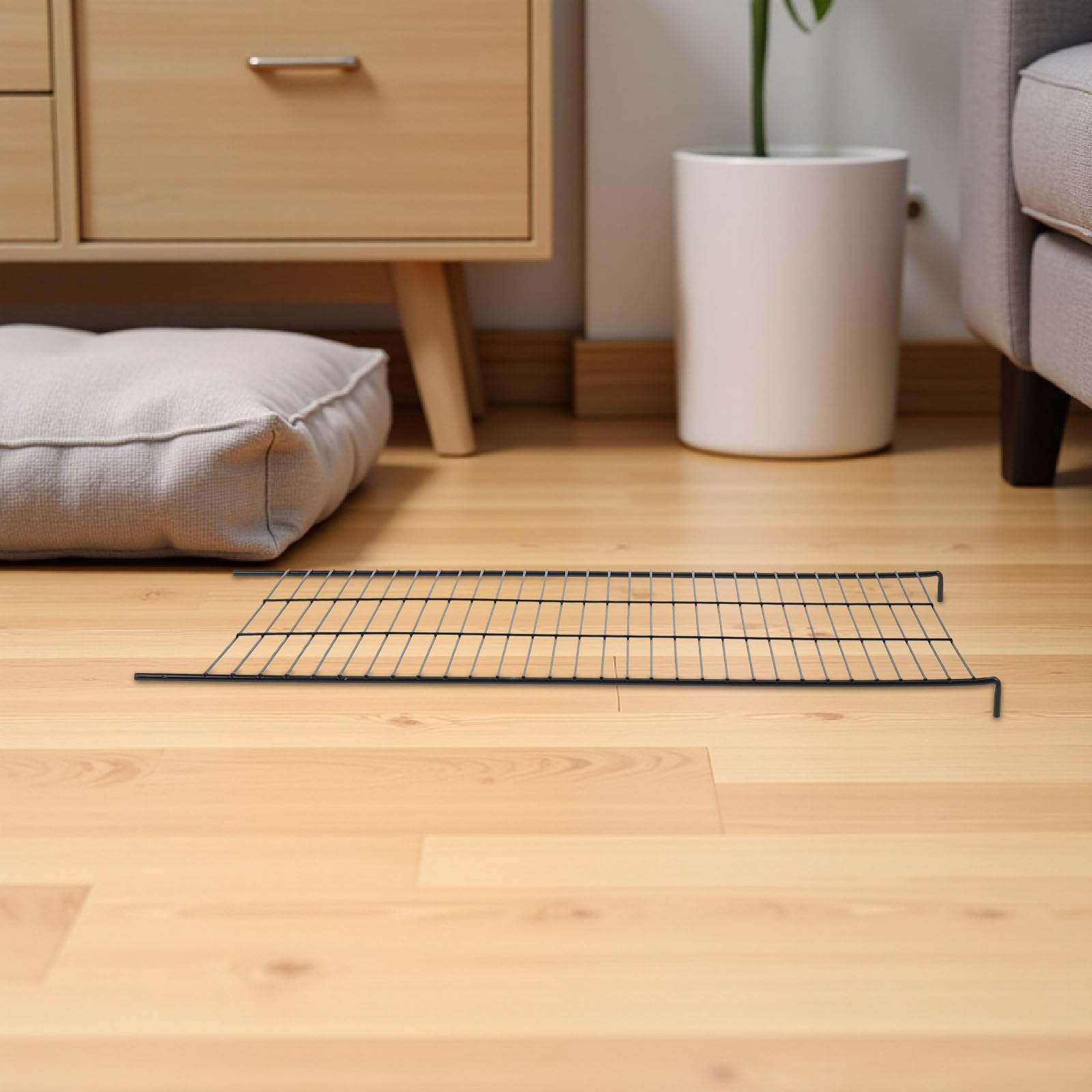 Escalera para Gatos de Hierro Negro 2piezas Diseño Flexible para Jaulas Interiores y Parques de Juegos para Gatitos