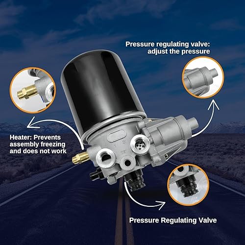 Miniatura 9 de Torque R955079 Secador de aire con cartucho coalescente compatible con Meritor Wabco System Saver Volvo 1200P SS1200P SS1200P Series (reemplaza a