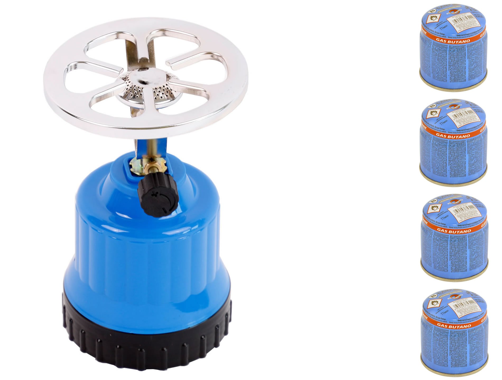 Hornillo de gas E190 de plástico ECOB para camping, cocina de camping E190 de plástico ECO