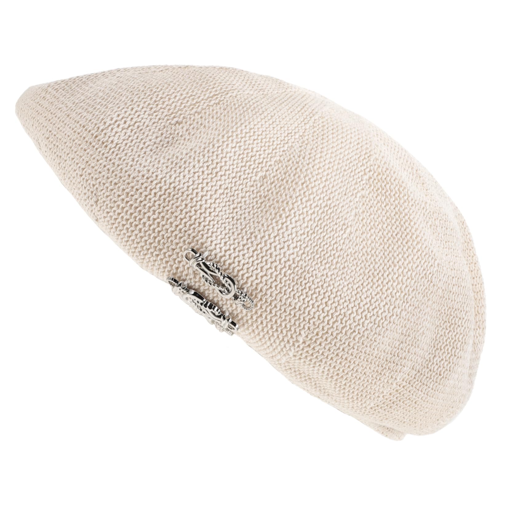 BESPORTBLE Women's Beret Hat Fashion Comfortable Polyester Beret Cap for Outdoor Dress up Hat Vintage for Women Beige