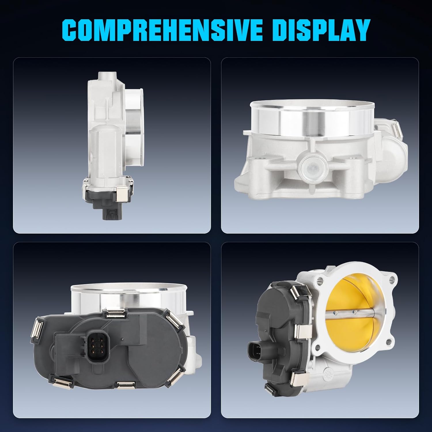 Electronic Throttle Body Compatible with Chevy Avalanche 2009-2013, Express Silverado Suburban 1500 2500 09-13, for GMC Canyon 09-2012, Yukon XL 2500 09-13, for Hummer H2 H3 2009, 12629992 12601387 - Image 7