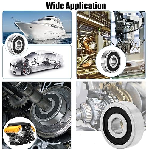 Miniatura 6 de 99502H-2RS 1623-2RS Rodamientos de husillo de cortacésped, para MTD 736-0617, 741-0155, 941-0155, Cushman 812899, Troy-Bilt 1185169,230-003 Mini