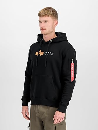 ALPHA INDUSTRIES Men's Alpha Hooded Sweat for Men Hooded Sweatshirt (pack of 1)
