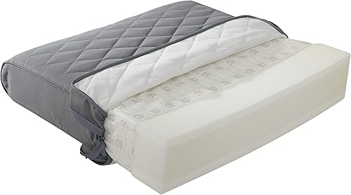 Miniatura 8 de Classic Accessories Montlake FadeSafe - Cojín acolchado para silla de patio, 21 x 20 x 4 pulgadas, gris, cojines de sofá biplaza para exteriores